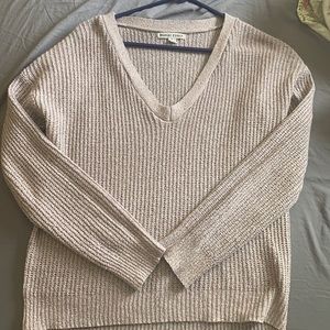 Tan/purplish sweater